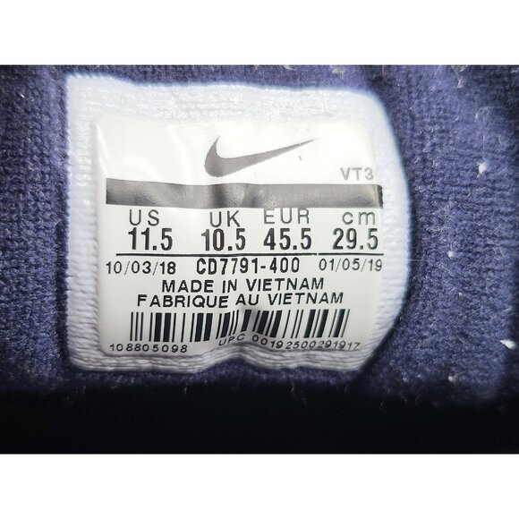 Nike Air Max 97 QS USA Shoes Mens Size 11.5 Blue Red White CD7791-400 Stars Mesh - Picture 10 of 11